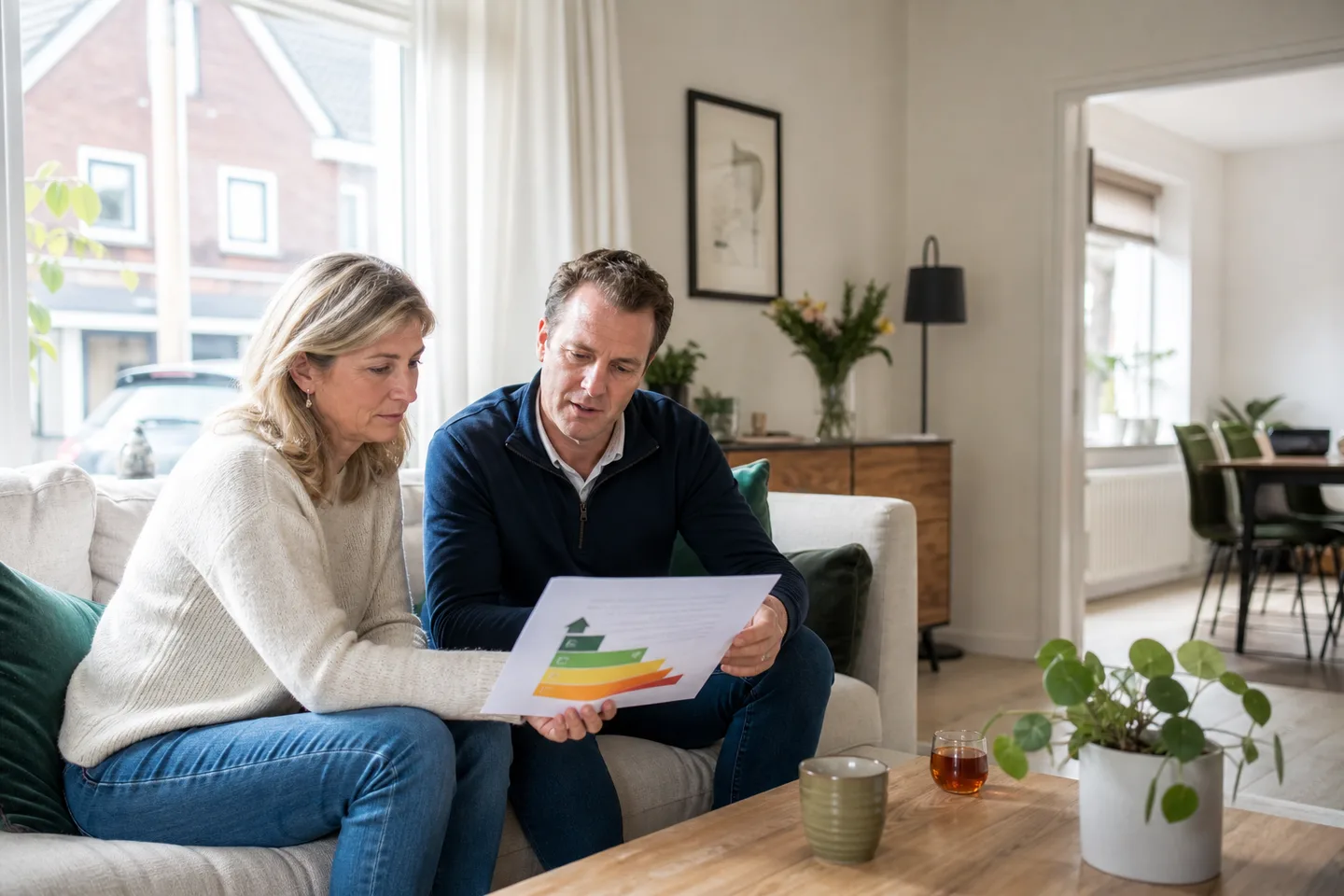 Huiseigenaar bekijkt mogelijkheden rond woningwaarde verhogen met energielabel